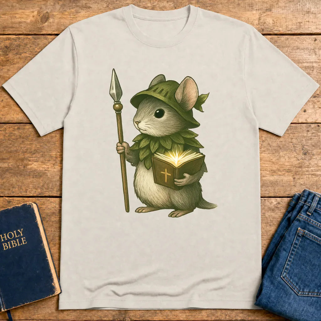 Brave Little Faith Warrior T-Shirt - Ice Grey