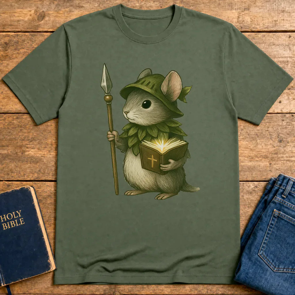 Brave Little Faith Warrior T-Shirt - Military Green