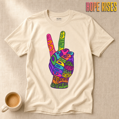 Fruit of the Spirit Peace Sign T-Shirt_min_flat
