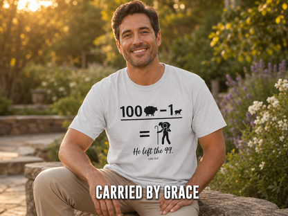 He Left the 99 T-Shirt_ls_golden