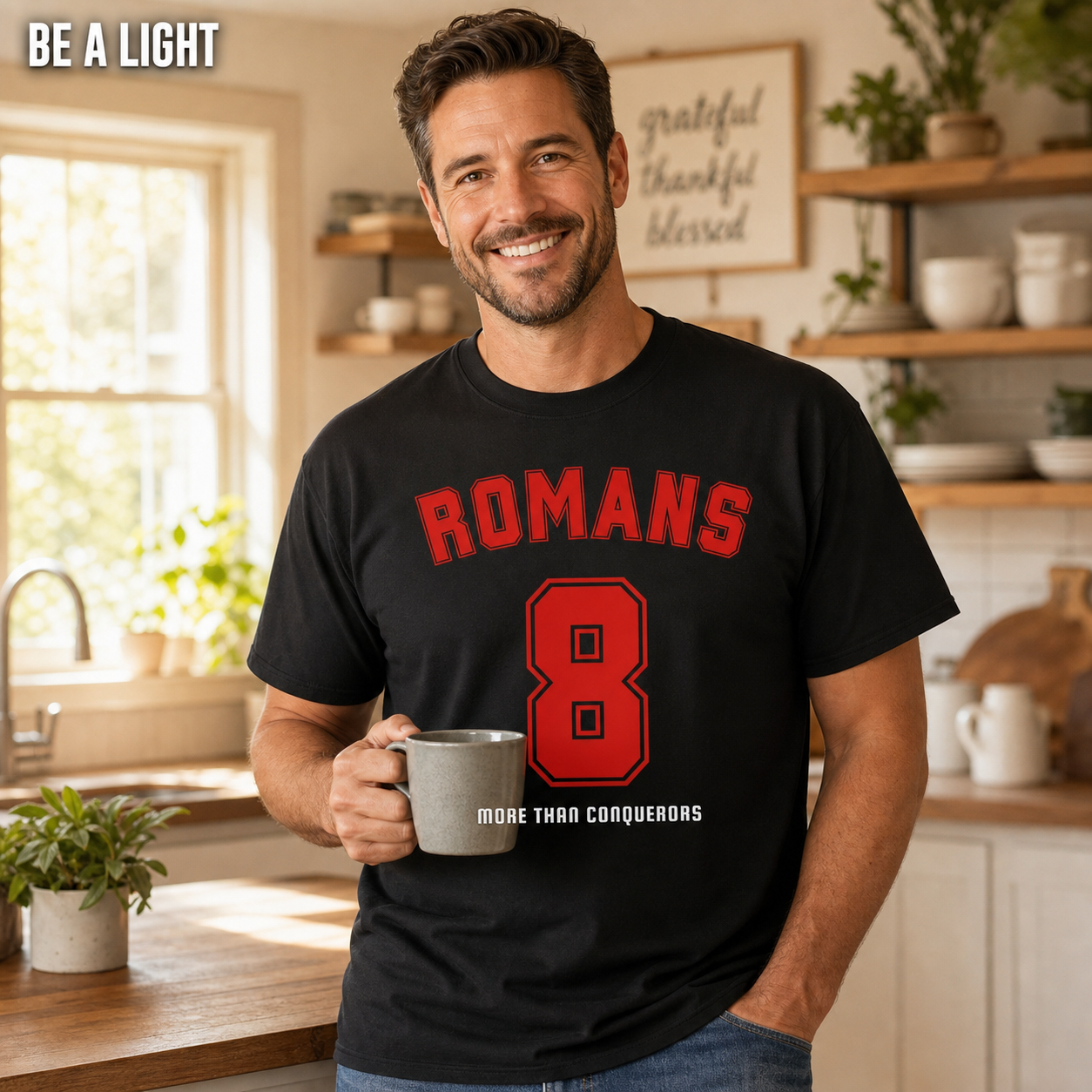 Romans 8 Victory T-Shirt_ls_indoor