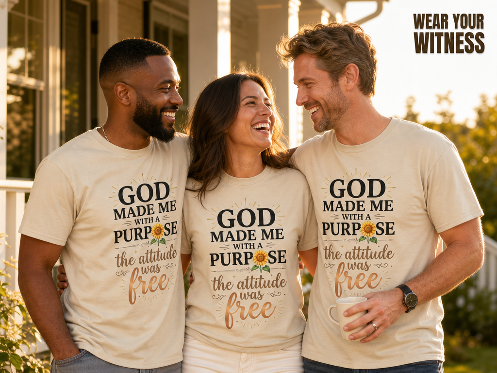 Purpose and Attitude T-Shirt_group_shot