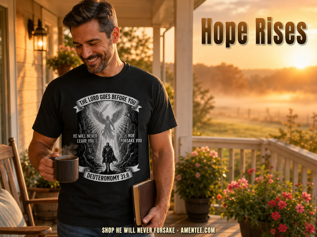 He Will Never Forsake T-Shirt_contextual