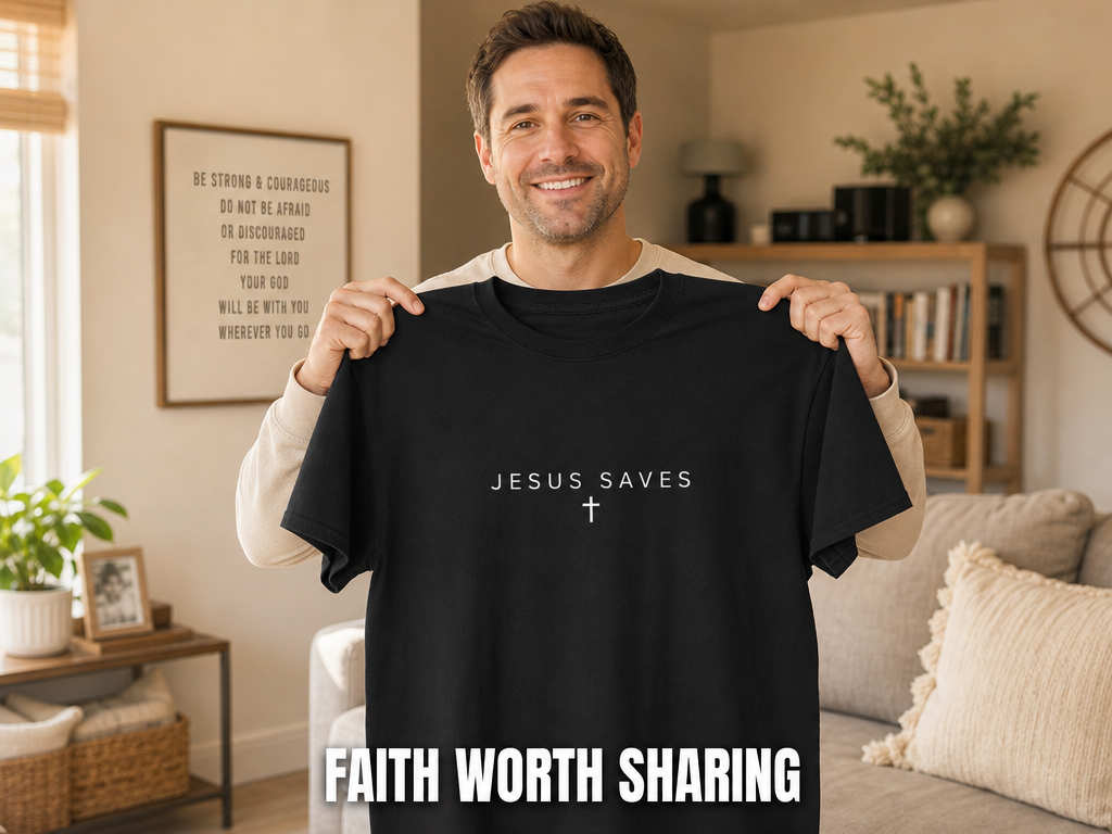 Jesus Saves T-Shirt_ugc_holdup