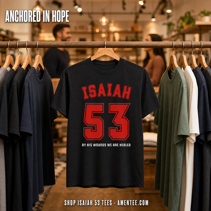 Isaiah 53 Victory T-Shirt_boutique_rack