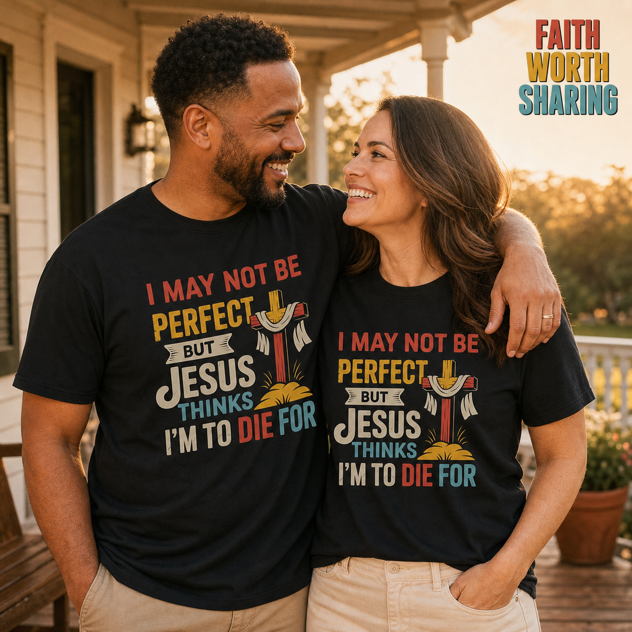 Jesus Thinks I'm Worth It T-Shirt_group_shot