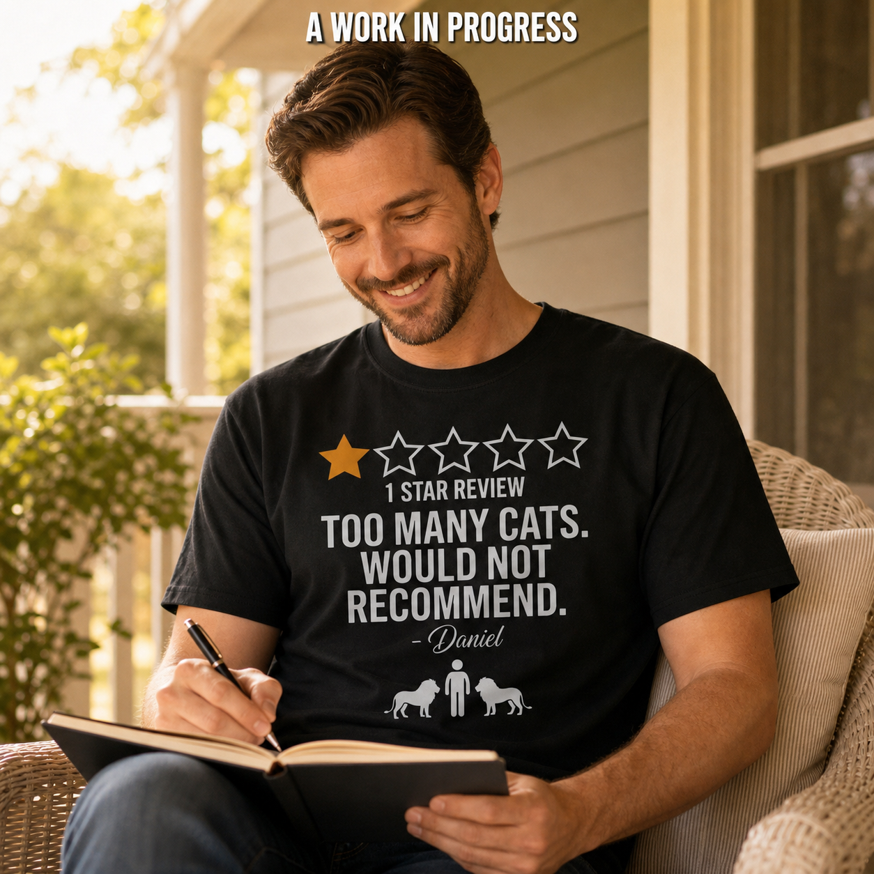 Too Many Cats One-Star Review T-Shirt_ls_prop