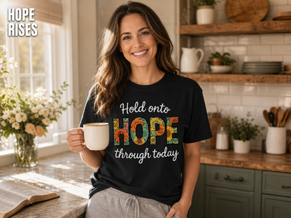 Hope Through Flowers T-Shirt_ls_indoor