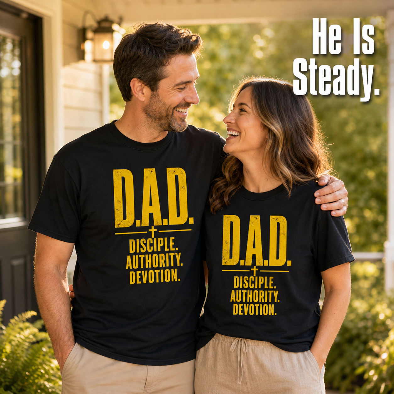 D.A.D. Disciple Authority Devotion T-Shirt_group_shot