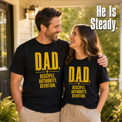 D.A.D. Disciple Authority Devotion T-Shirt_group_shot