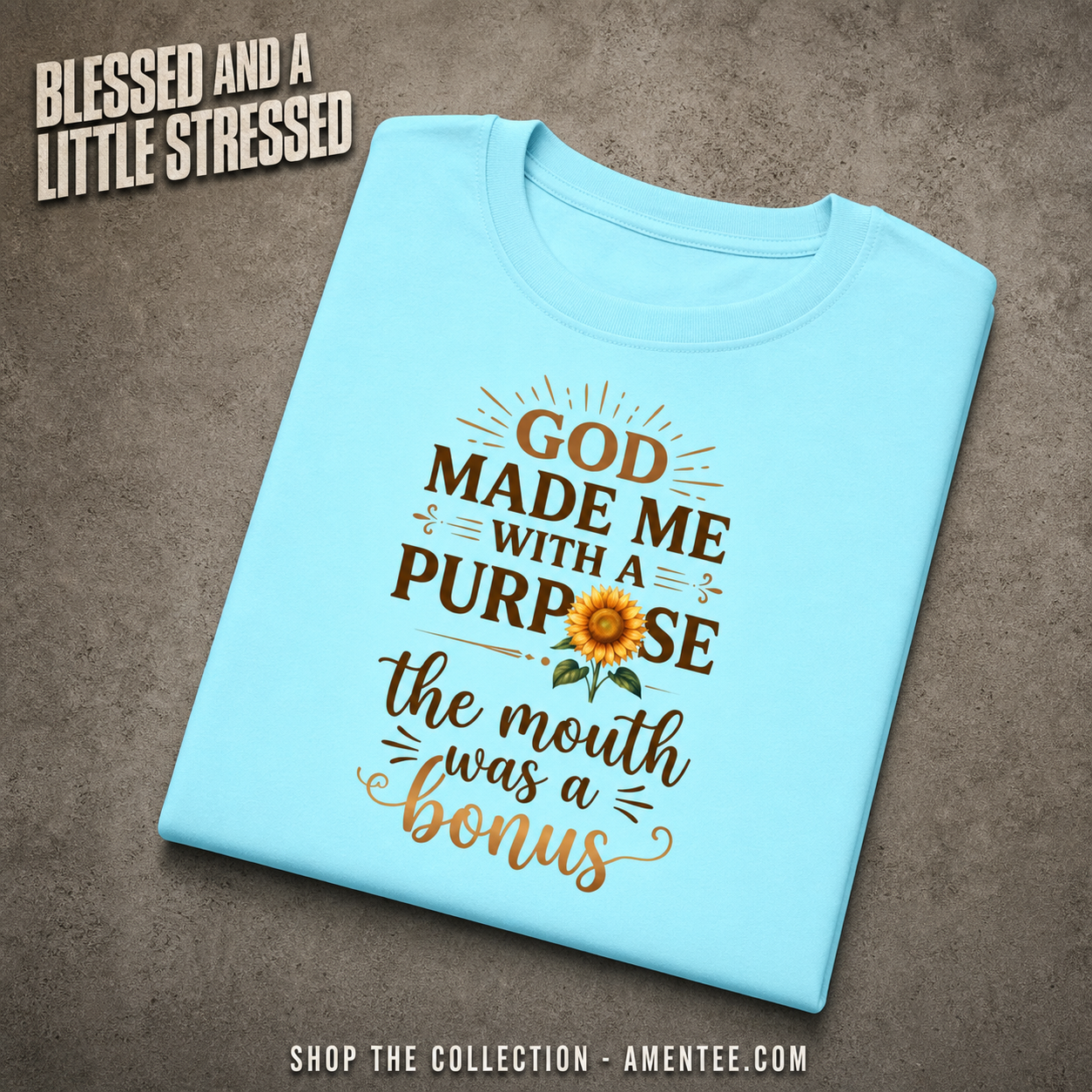 Purpose and Bonus Mouth T-Shirt_fold_tilt