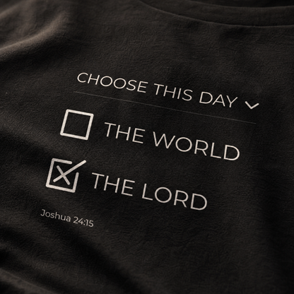 Choose The Lord T-Shirt_macro_detail