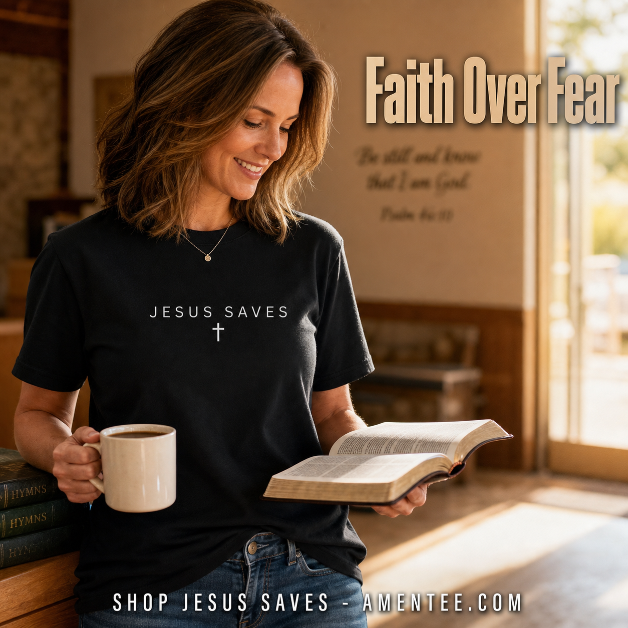 Jesus Saves T-Shirt_contextual