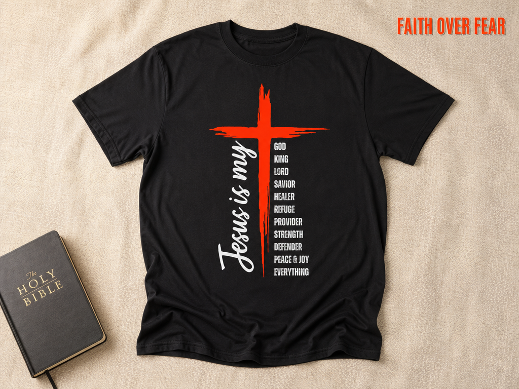 Jesus Is My Everything T-Shirt_min_flat