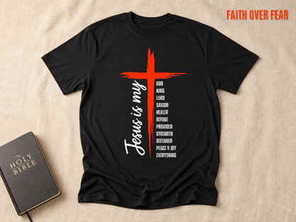 Jesus Is My Everything T-Shirt_min_flat