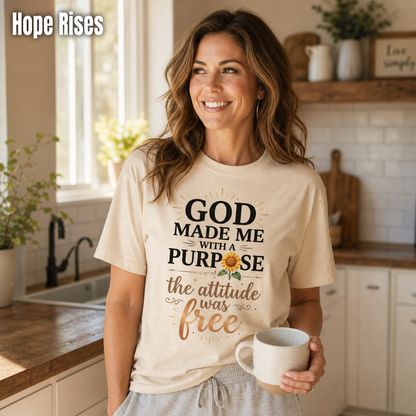 Purpose and Attitude T-Shirt_ls_indoor