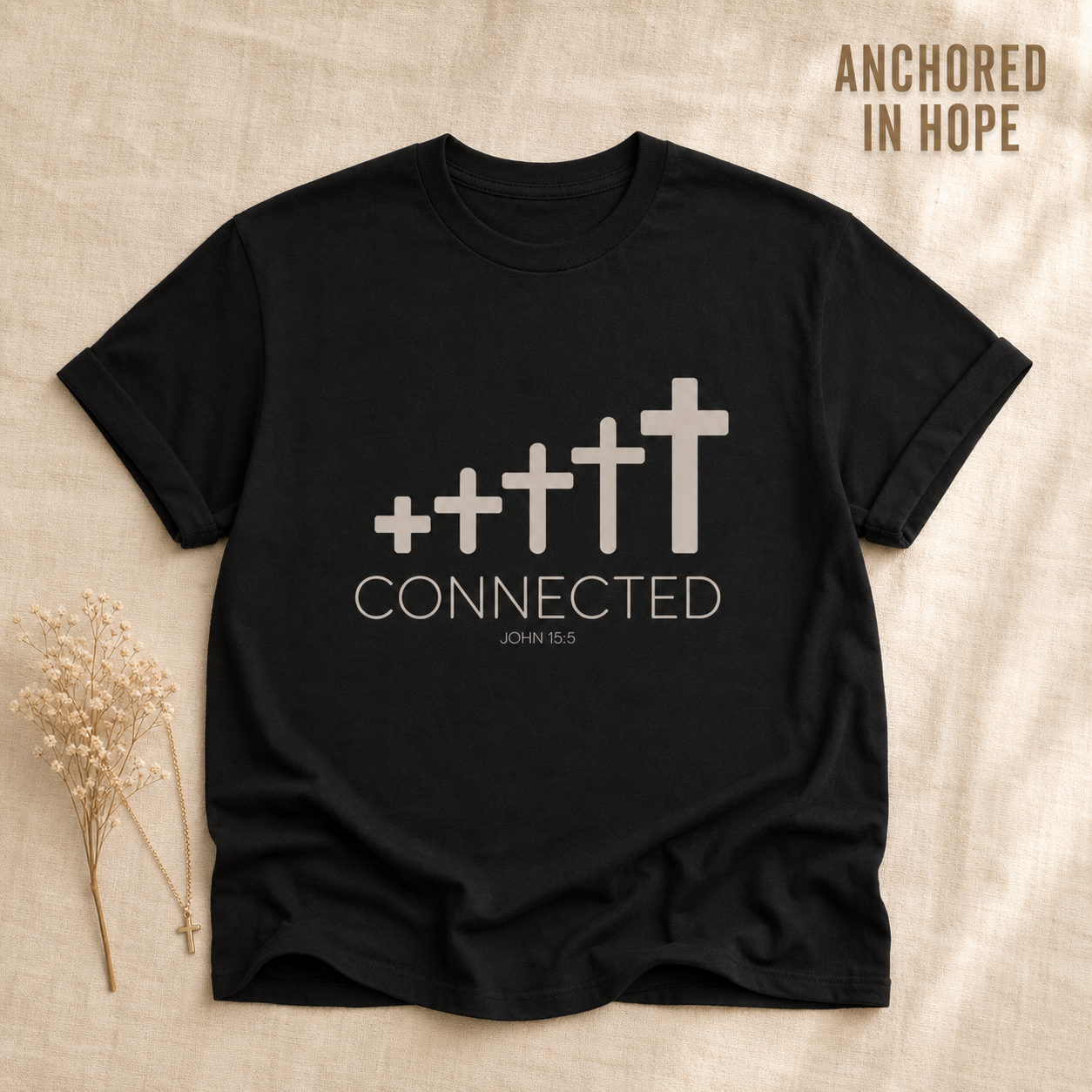 Connected in Christ T-Shirt_min_flat