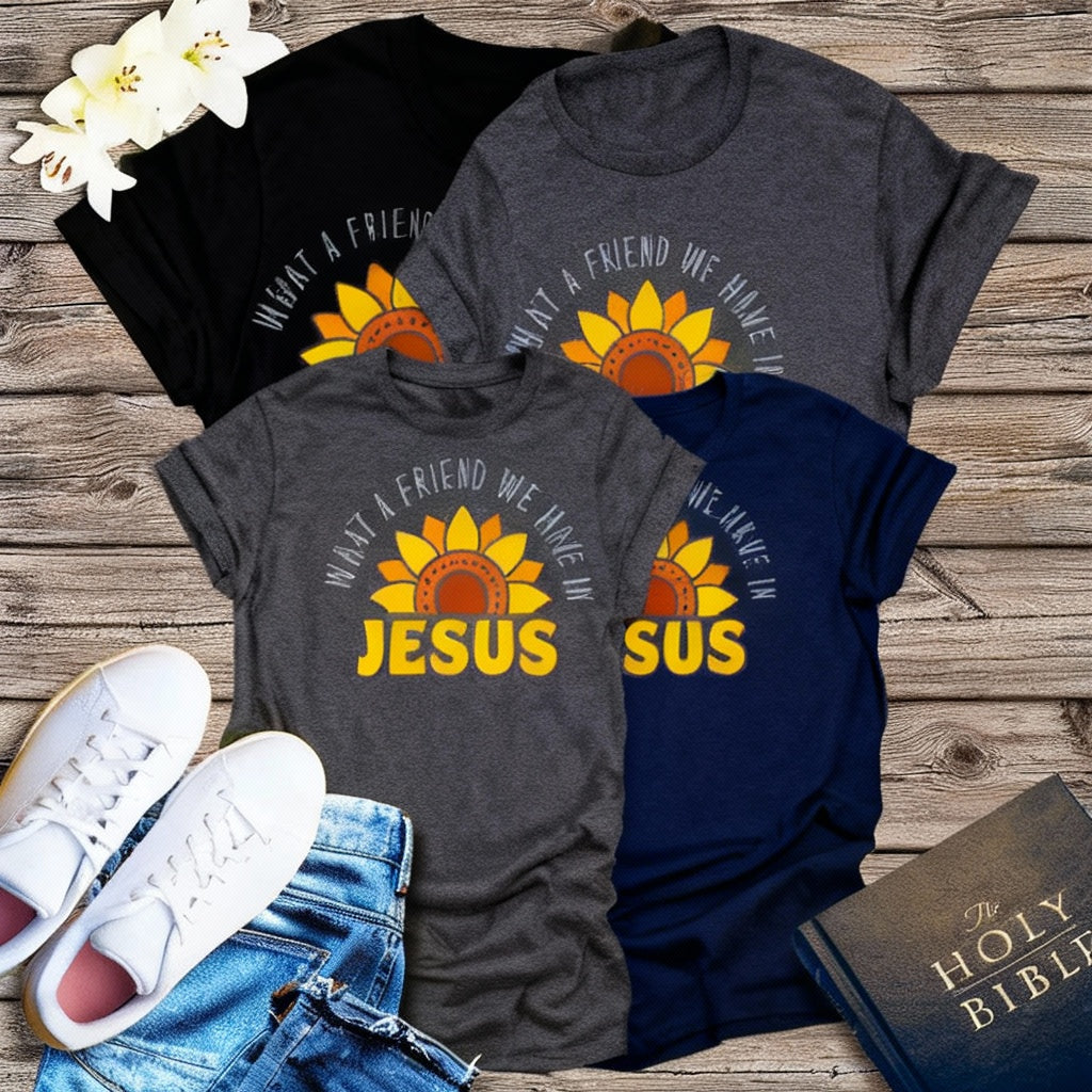 What a Friend in Jesus T-Shirt_color_hero