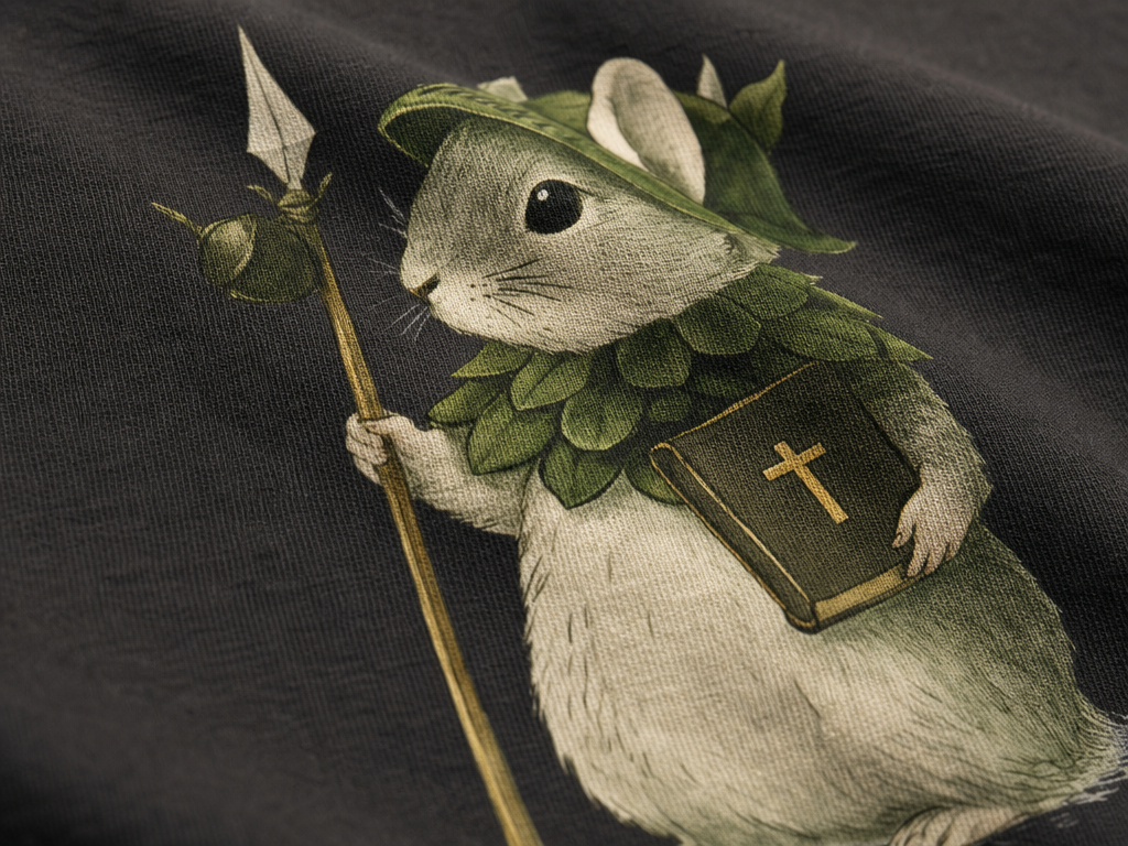 Brave Little Warrior T-Shirt_macro_detail