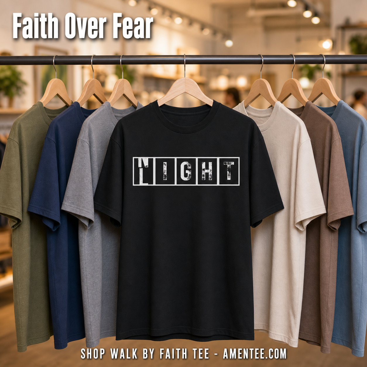 Walk By Faith Not By Night T-Shirt_boutique_rack