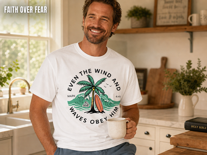 Even the Waves Obey T-Shirt_ls_indoor
