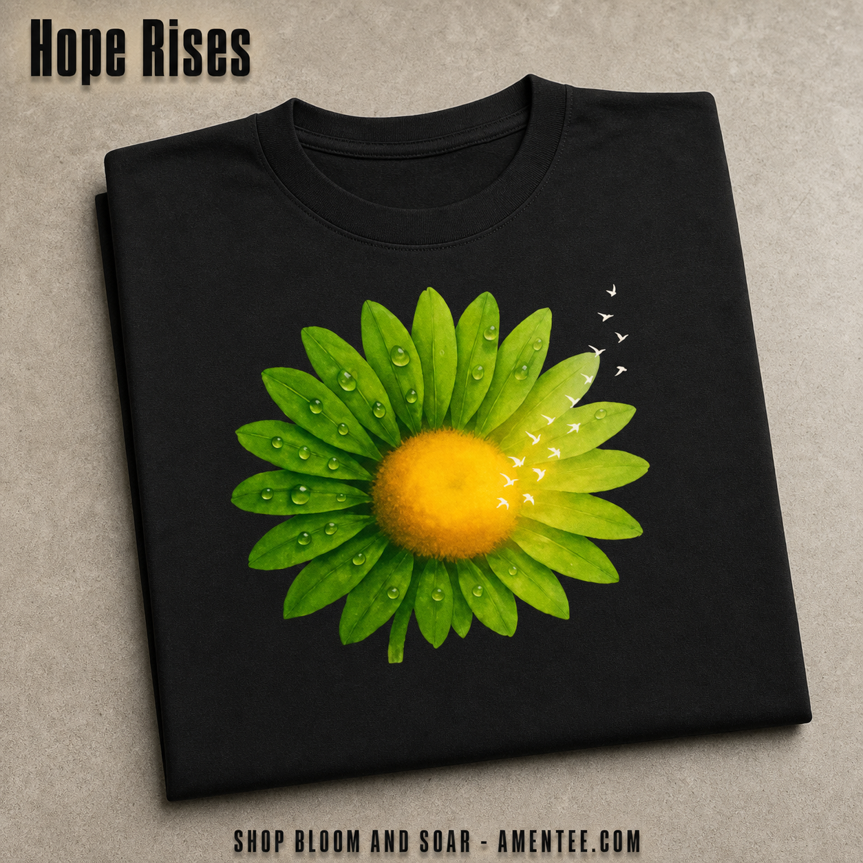 Bloom and Soar T-Shirt_fold_tilt