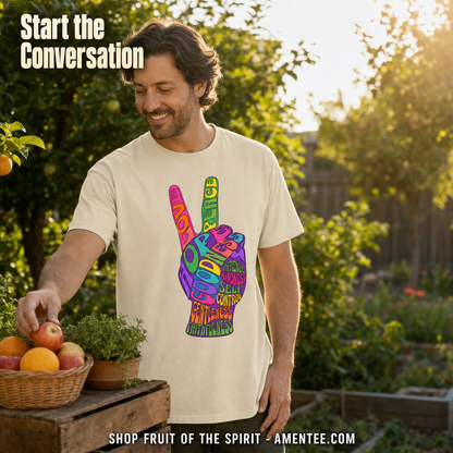 Fruit of the Spirit Peace Sign T-Shirt_contextual