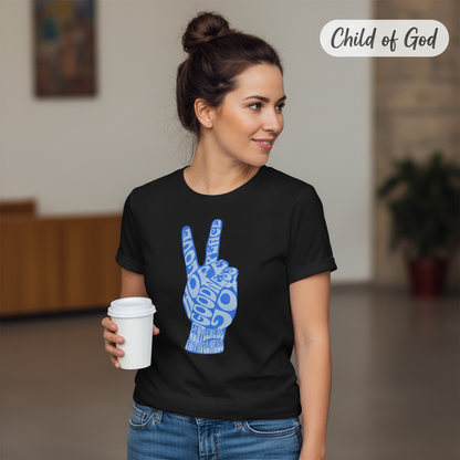 Fruit of the Spirit Peace Hand T-Shirt__lifestyle