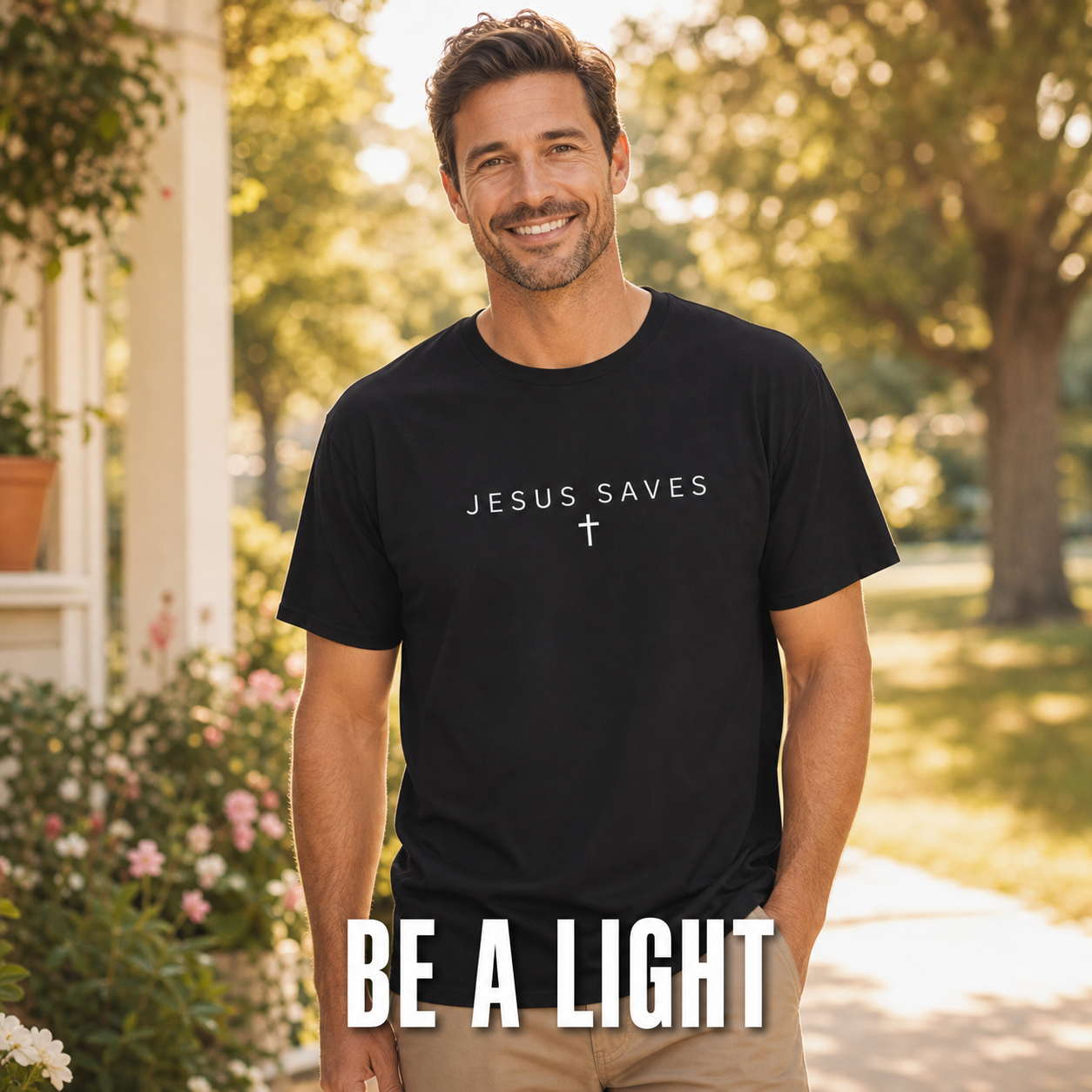 Jesus Saves T-Shirt_active_outdoor