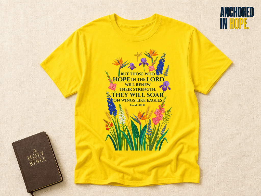 Soar on Wings Like Eagles T-Shirt_min_flat