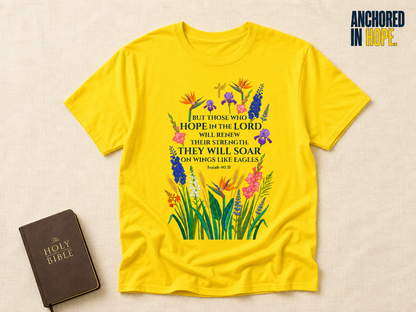 Soar on Wings Like Eagles T-Shirt_min_flat