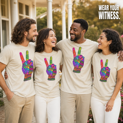 Fruit of the Spirit Peace Sign T-Shirt_group_shot