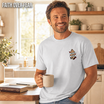 Faith Over Fear T-Shirt_ls_indoor