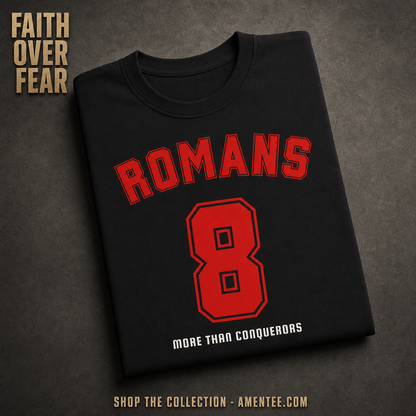 Romans 8 Victory T-Shirt_fold_tilt