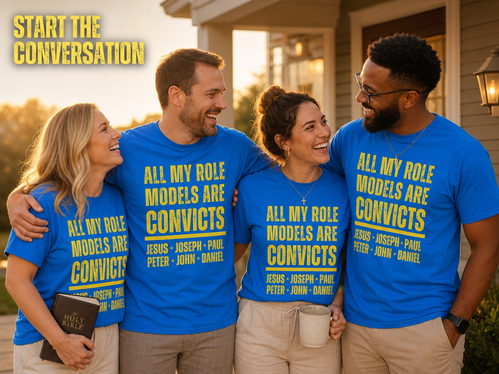 All My Role Models Are Convicts T-Shirt_group_shot