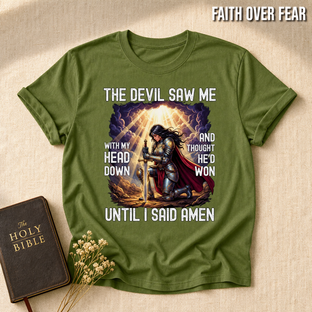 Warrior Prayer Victory T-Shirt_min_flat