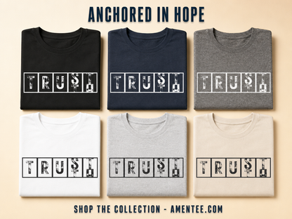 Bold TRUST Statement T-Shirt_6color_grid