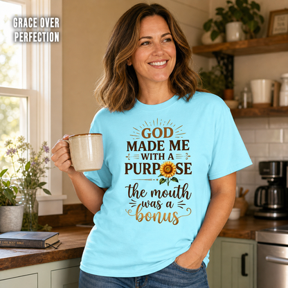 Purpose and Bonus Mouth T-Shirt_ls_indoor