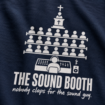 Sound Booth T-Shirt_macro_detail
