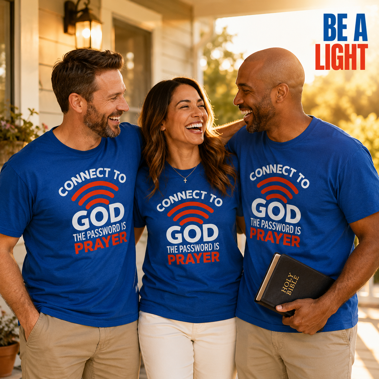 Connected Through Prayer T-Shirt_group_shot