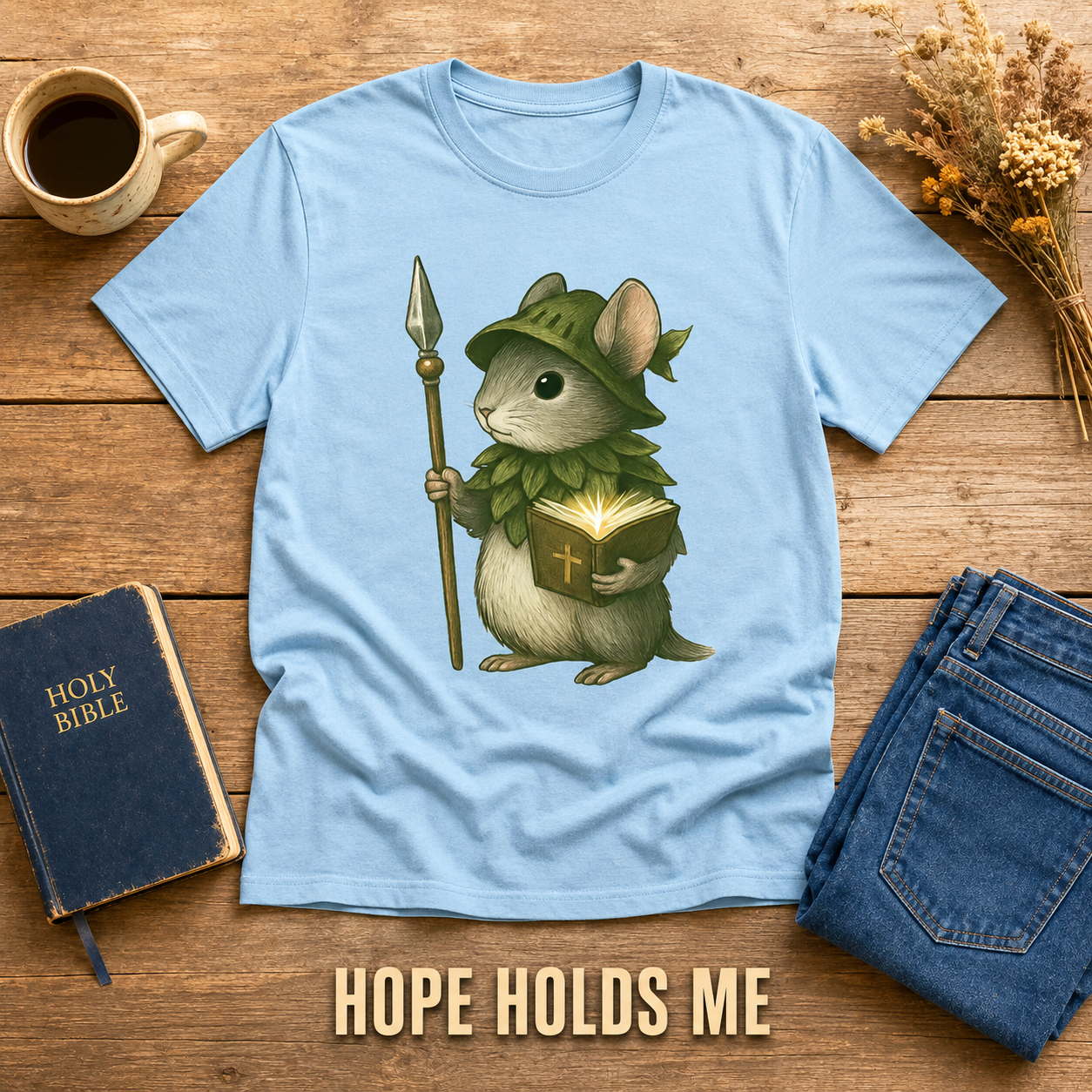 Brave Little Faith Warrior T-Shirt_style_flat