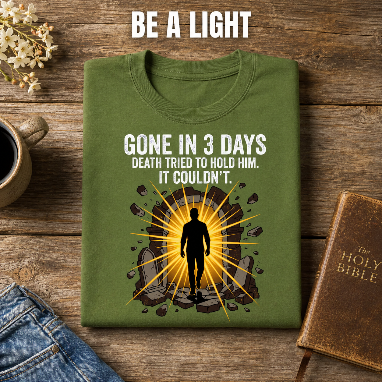 Gone In 3 Days T-Shirt_folded_flatlay