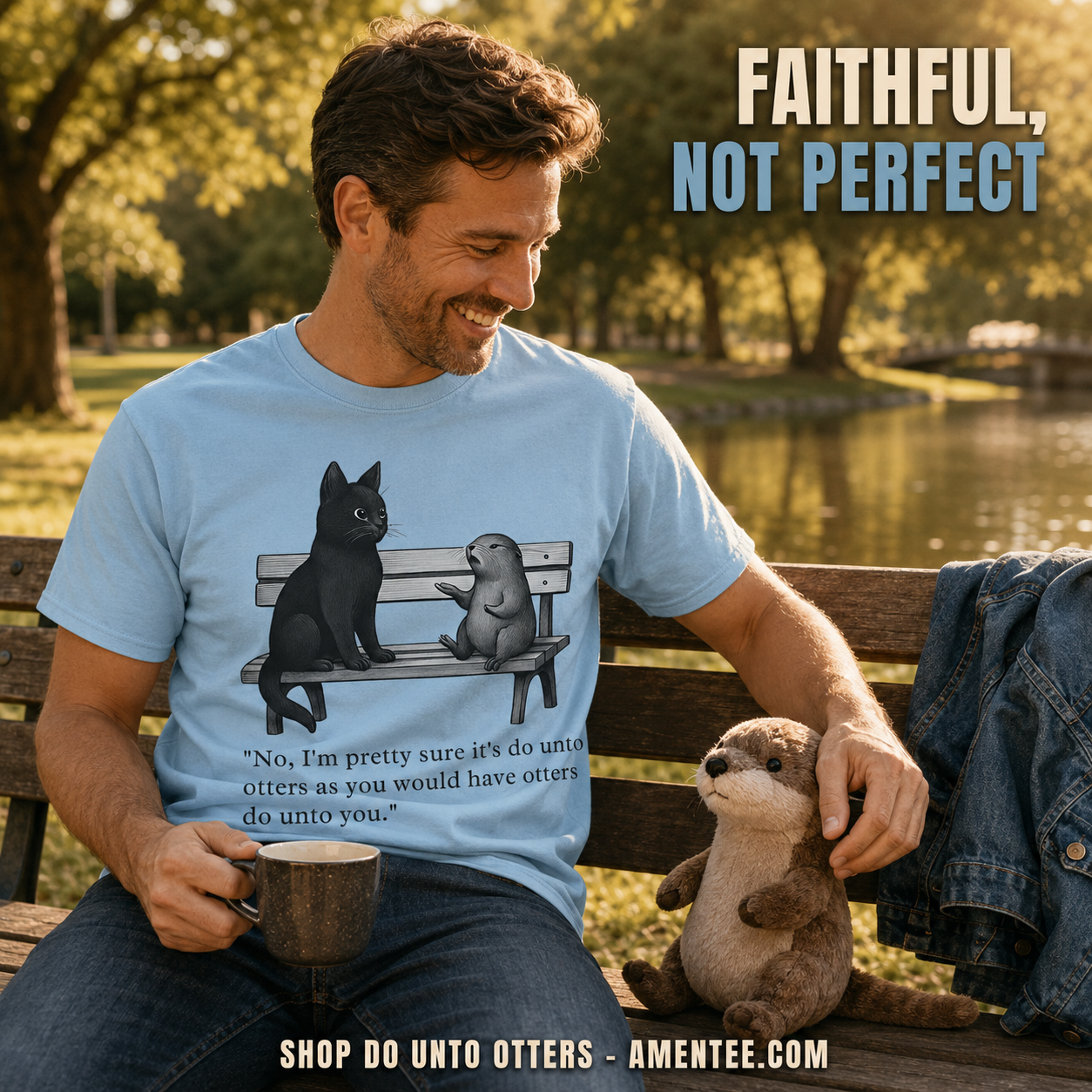 Do Unto Otters Humor T-Shirt_contextual