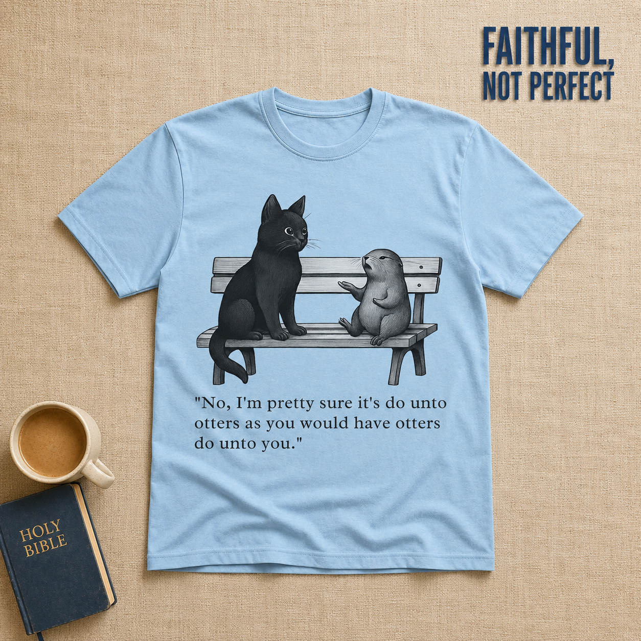 Do Unto Otters Humor T-Shirt_min_flat