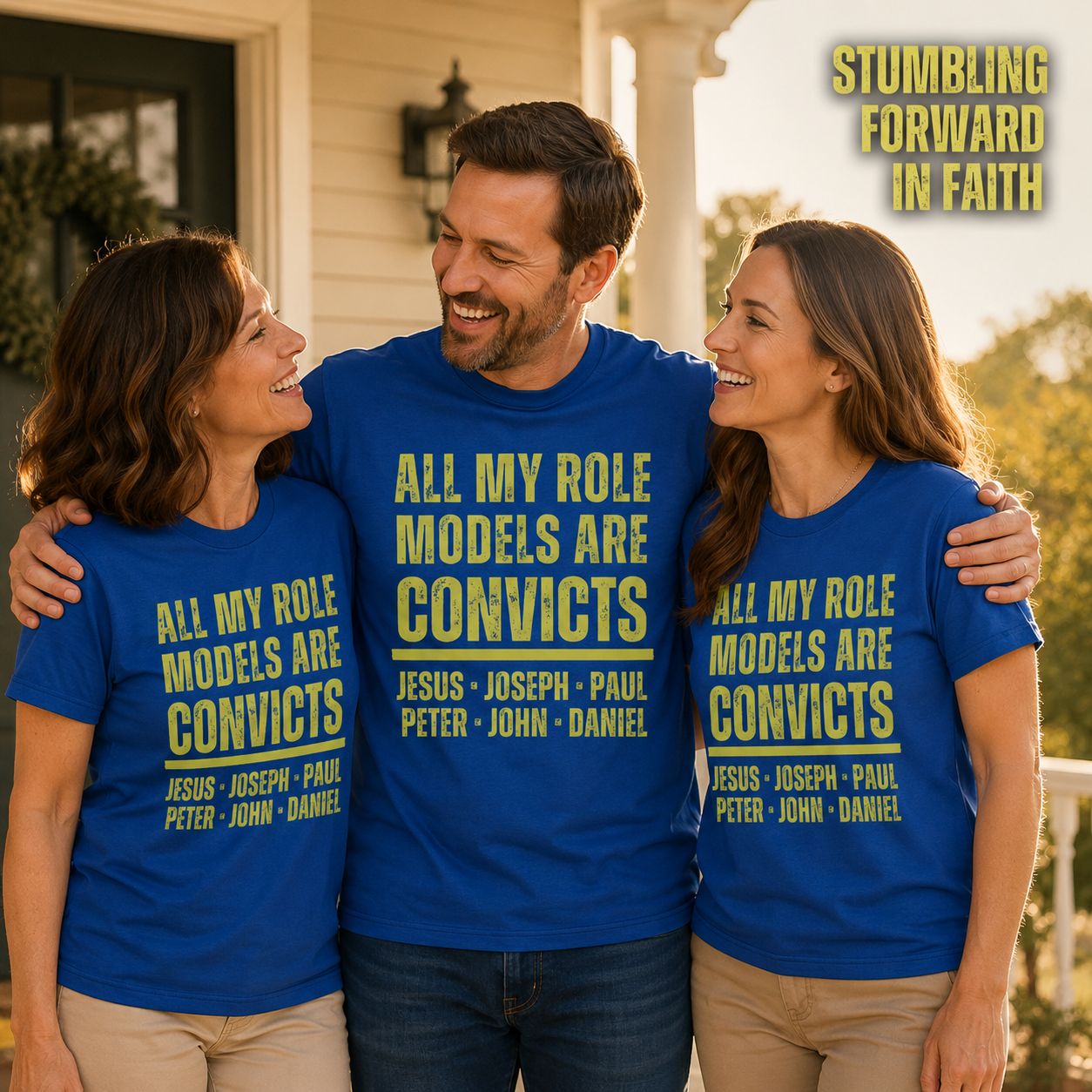 All My Role Models Are Convicts T-Shirt_group_shot
