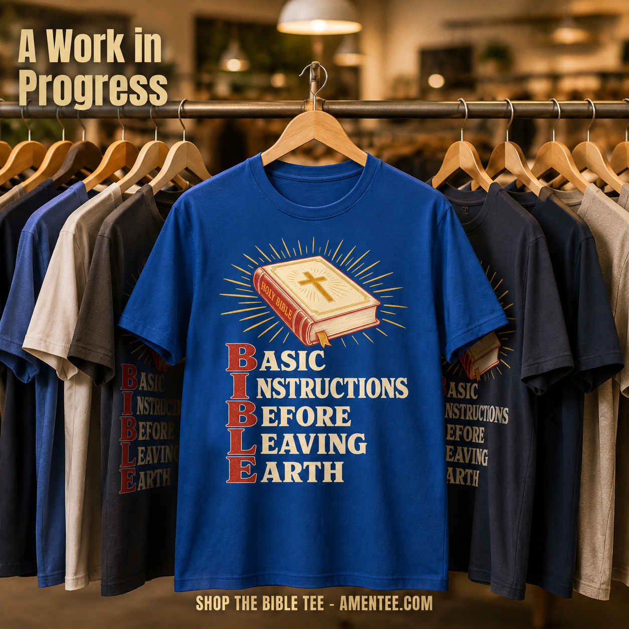 The Bible T-Shirt_boutique_rack