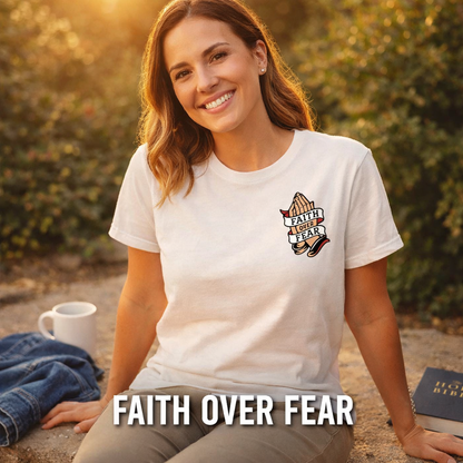 Faith Over Fear T-Shirt_ls_golden