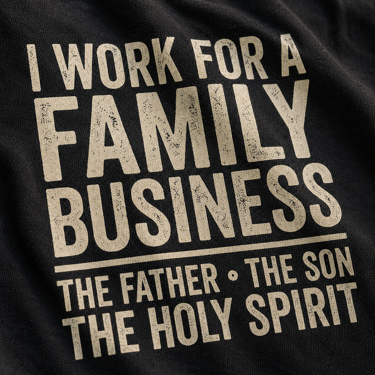 Family Business Trinity T-Shirt_macro_detail