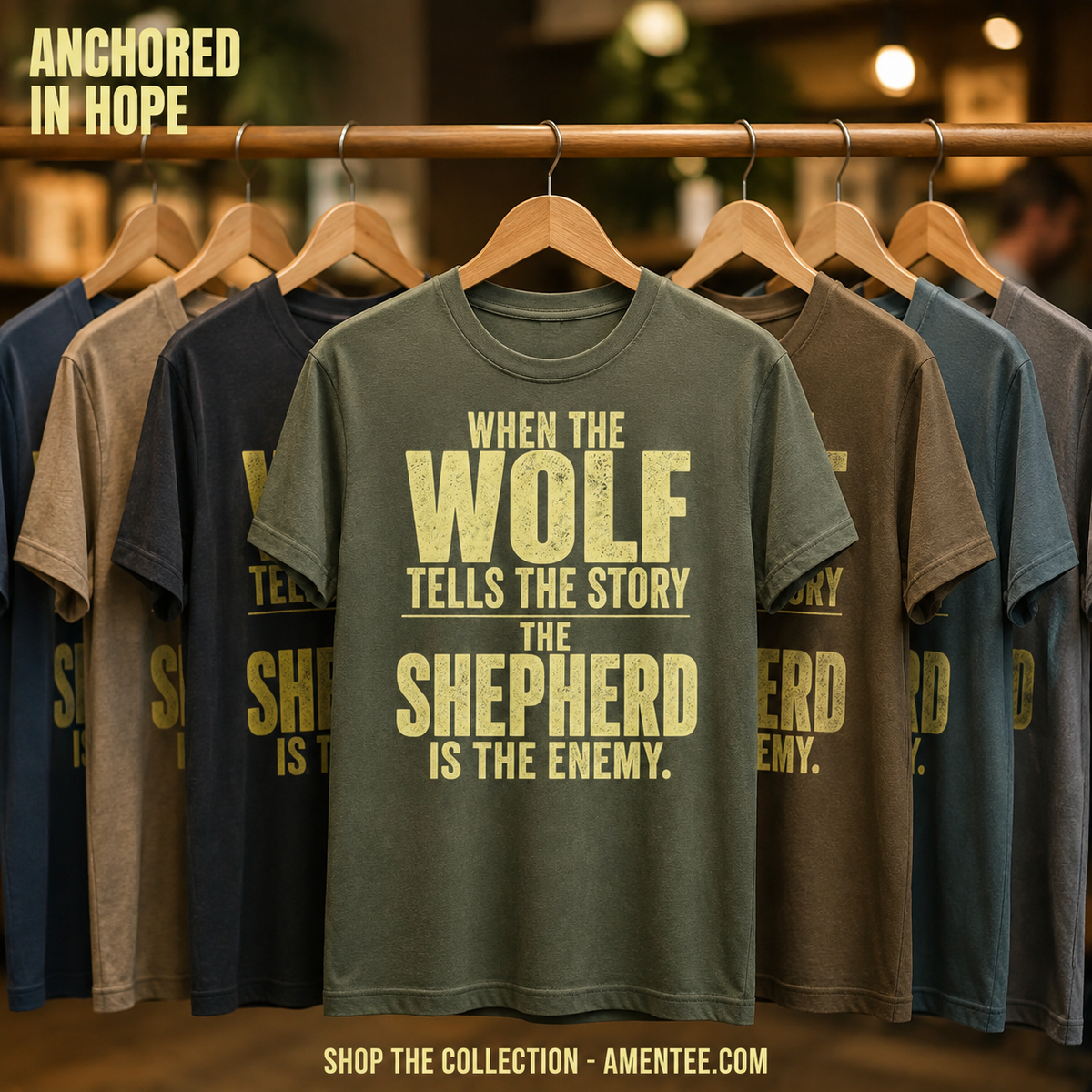Wolf's Story T-Shirt_boutique_rack
