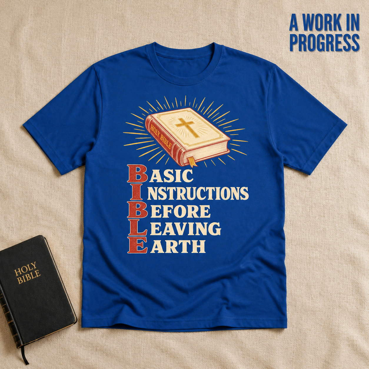 The Bible T-Shirt_min_flat